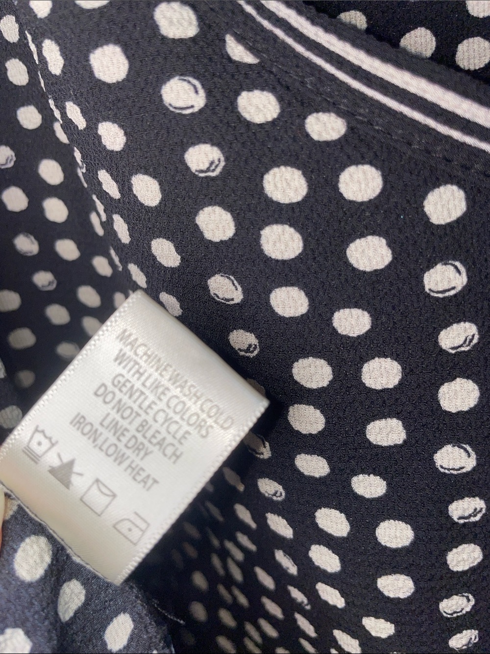 Max Studio Black and White Polka Dot Wrap Maxi Dress with Pockets - Picture 7 of 7